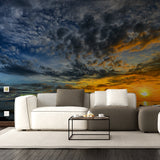 Sunset Wallpaper Decals - Peel Stick Nature Photo Self Adhesive Mural Wall Paper Decal