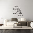 Custom Text Quote Decal - Personalized Name Vinyl Customized Letter Wall Sticker