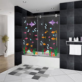 Bathroom Wall Decal - Ocean Animal Fish Decor Sticker