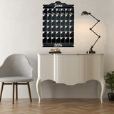 Chalkboard Wall Planner Blackboard Kitchen Sticker - Black Board Weekly Calendar Chalk Decal Monthly Week Day Meal Memo Menu Daily Organiser