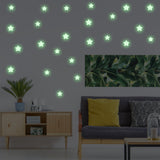850 pcs Glow In The Dark Stars Stickers - The Star Glowing Ceiling Decals For Wall Room Kids Decor
