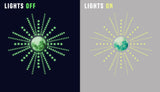 Glow In The Dark Stars Stickers - The Glowing Moon Decal