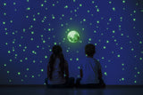 Glow In The Dark Stars Stickers - The Glowing Moon Decal For Nursery Kid Room Ceiling And Wall