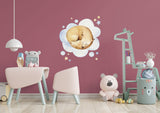 Baby Nursery Dream Wall Sticker - Animal Cloud Decor Decal For Boy Girl Room
