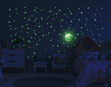 Glow In The Dark Stars Stickers - The Glowing Moon Decal