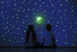 Glow In The Dark Stars Stickers - The Glowing Moon Decal For Nursery Kid Room Ceiling And Wall