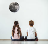 Full Moon Wall Decal - Moon Back Phase Sticker