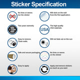 Stars Wall Decals Pack - Nursery Confetti Vinyl Stickers Decoration