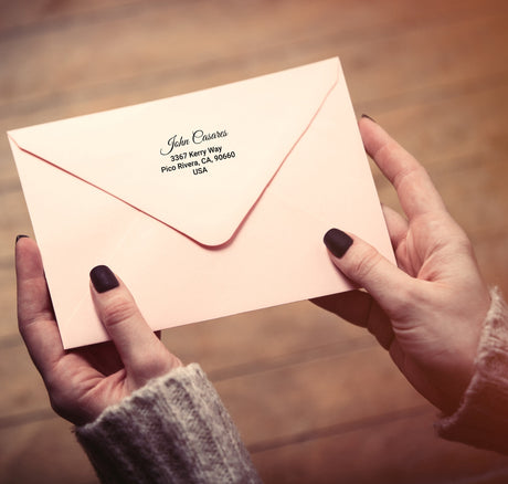 return address labels clear custom stickers wedding label personalized mailing sticker packaging bill pay peggyandco roll name letter calligraphy cards christmas envelope cursive decal white matte minimalist mr mrs date gold