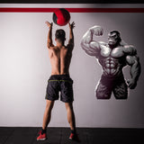 Gym Wall Decal Muscled Gorilla - Power Fitness Vinyl Sticker