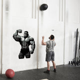 Gym Wall Decal Muscled Gorilla - Power Fitness Vinyl Sticker