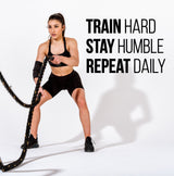 Gym Wall Decal - Motivational Fitness Workout Quote Sticker