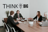 Thing Big Wall Art Sticker for Office Success - Thinking Smart Inspirational & Motivational Conference Room Decor Decal