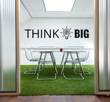 Thing Big Wall Art Sticker for Office Success - Thinking Smart Inspirational & Motivational Conference Room Decor Decal