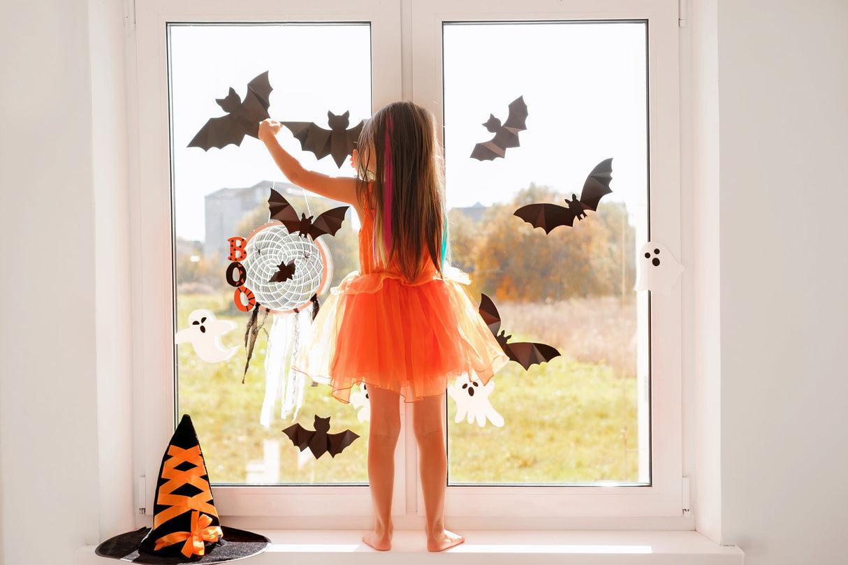 20-Pack Halloween Bat Window Stickers