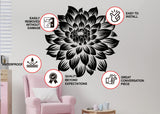 &quot;Elegant Floral Wall Decal&quot;
