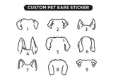 &quot;Personalized Dog Tattoo Decal&quot;