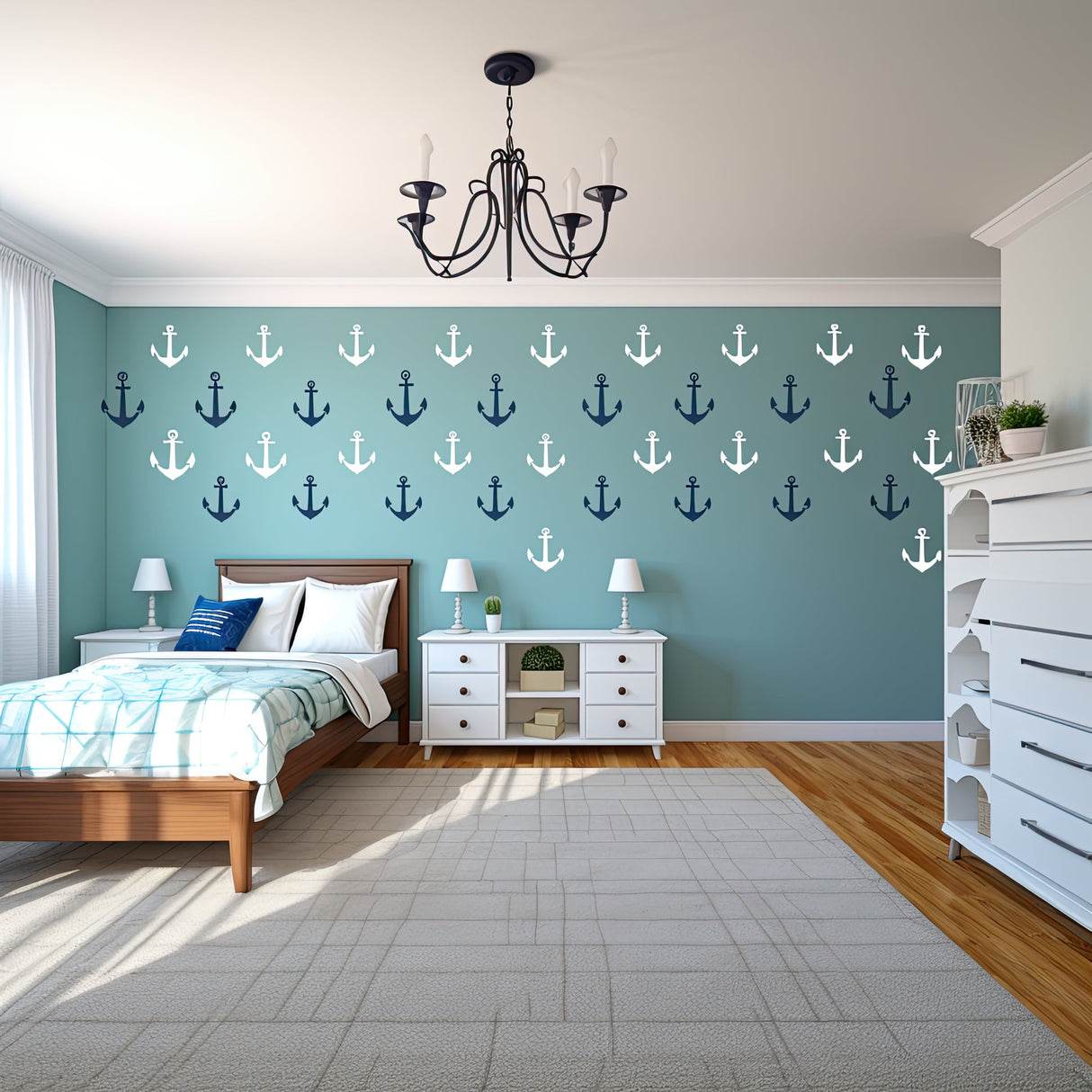 Maritime Wall Art Vinyl Pieces