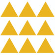 30x Customizable Triangle Shape Decal Set - Vinyl Car Window and Bumper Stickers