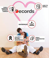 Gender Reveal Wall Decal | Boy or Girl Baby Shower Sticker Decor | Removable Gender Reveal Party Decoration *!