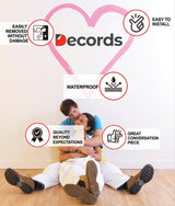 Fairy Princess on the Moon Wall Decal | Pastel Nursery Wall Art | Removable Fairy, Crescent, Butterfly Wall Sticker | Girls Room Decor