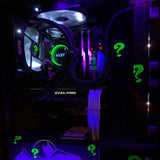 Custom Glowing Vinyl Wall Decal - Customised Glow in Dark Ceiling Sticker