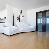 Minimalist Bamboo Wall Decal | Asian-Inspired Bamboo Plant Wall Art | Removable Zen Wall Sticker for Living Room, Office, or Bedroom Decor