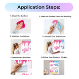 Gender Reveal Party Decal Set | Personalized Boy or Girl Stickers | Ice Cream Theme Party Decor | DIY Baby Shower Decorations Labels *!