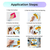 Pirate Treasure Birthday Wall Sticker | Customizable Kids Party Decal Decor | Personalized Name, Age & Theme Wall Art *!