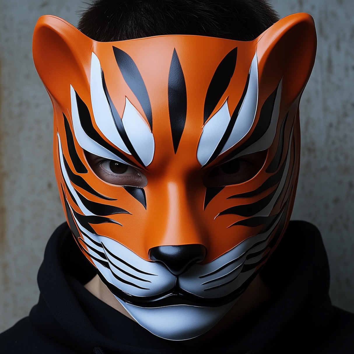 Tiger Mask | Ninja Cosplay Samurai Warrior Mask | 3D Printed Anime Shinobi Mask | Japanese Fox Demon Warrior Mask | Halloween Tiger Mask