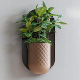 Modern Wall Planter | Minimalist Mounted Planter | Indoor Hanging Planter | Hidden Wall Mount | Home Decor | Self-Watering Planter