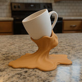 Coffee Cup Holder | 3D Printed Spilled Coffee Stand | Unique Kitchen Decor | Espresso Mug Display | Barista Gift | Coffee Station Organizer