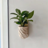 Wall Mounted Planter | 3D Printed Indoor Plant Pot | Vertical Garden Decor | Modern Wall Vase | Minimalist Plant Holder