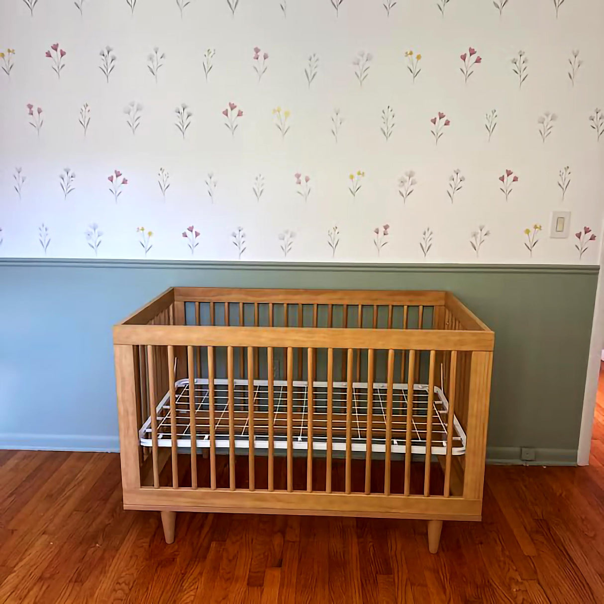 Watercolor Flower Wall Decals | Botanical Wall Stickers for Nursery | Girls Room Floral Wall Art | Soft Pastel Removable Vinyl Decor Set 24x