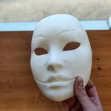Japanese Ghost Spirit Mask | Horror Cosplay Mask | Theater Creepy Phantom Mask