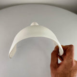 3D Printed Half Face Mask for Cosplay | DIY Painting Costume Design Masks | White Lightweight Craft Base for Halloween, Theater Art Projects