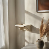 3D Printed Modern Wall Shelf | Minimalist Floating Shelf Design | Unique Organic Shape Storage | Contemporary Home Decor Organizer