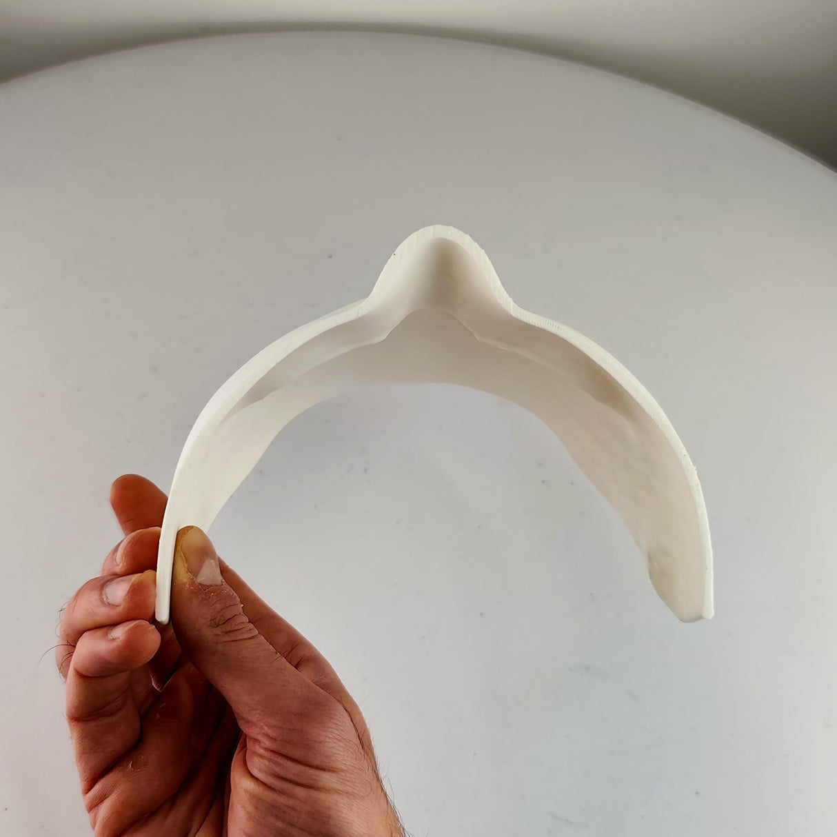 3D Printed Half Face Mask for Cosplay | DIY Painting Costume Design Masks | White Lightweight Craft Base for Halloween, Theater Art Projects