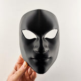 Anonymous Cosplay Mask | Stealth Assassin Sci-Fi Villain Mask | Halloween Costume Gothic Horror Mask 3D Printed Faceless Phantom Horror Mask