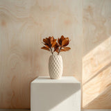 3D Printed Diamond Vase | Modern Geometric Plant Pot | Minimalist Decorative Vase | PLA Plastic Vase for Dried Flowers Boho Room Decor