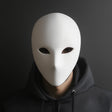 Blank Face Mask | Minimalist Cosplay Mask | White or Colorful Costume Mask
