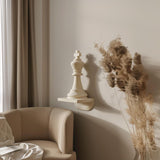 3D Printed King Chess Piece Wall Decor | Modern Minimalist Chess Inspired Design | Unique 3D Printed Art for Contemporary Home Interiors