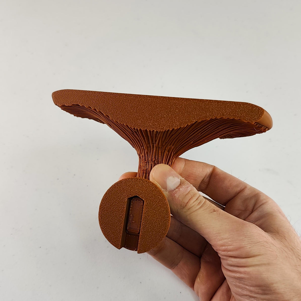 Mushroom Shelf | Floating Wall Shelf Fungi Wall Decor | 3D Printed Modern Home Accent Unique Wall Mounted Shelf