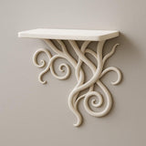 3D Printed Vine Wall Shelf | Botanical-Inspired Floating Shelf | Organic Art Decor