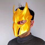 Warrior Samurai Demon Mask | 3D Printed Fantasy Battle Cosplay Armor Mask | Mythical Medieval Knight Mask | Halloween Futuristic Mask