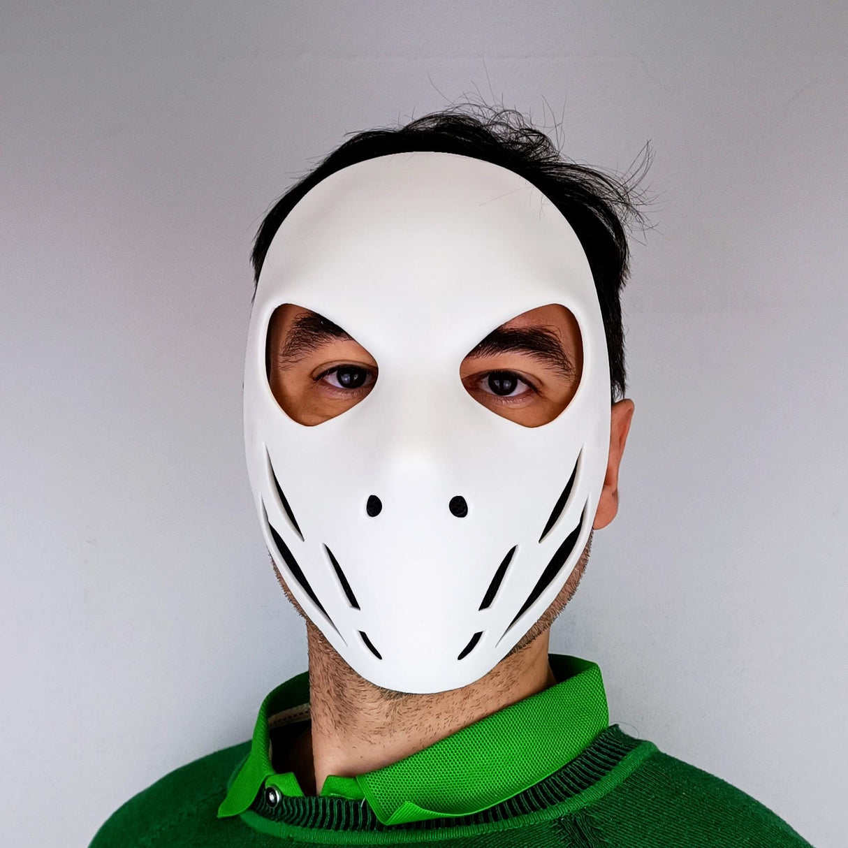 Tactical Skull Stealth Assassin Mask | 3D Printed Horror Villain Cosplay Halloween Costume Mask | Post-Apocalyptic Warrior Airsoft Mask