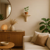 3D Printed Mushroom Wall Shelf | Floating Shelf | Organic Modern Decor | Wabi Sabi Japandi Shelf | Nature Inspired Wall Art