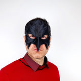 3D Printed Raven Mask | Gothic Bird Warrior Mask | Plague Doctor Cosplay Fantasy Beak Mask | Dark Mystic Mask Halloween Mask | LARP Costume