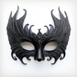3D Printed Gothic Masquerade Mask | Dark Fantasy Costume Mask Venetian Half Mask | Cosplay Mask | Baroque Filigree Mask Gothic Festival Mask