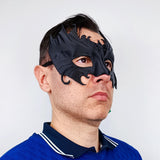 3D Printed Gothic Masquerade Mask | Dark Fantasy Costume Mask Venetian Half Mask | Cosplay Mask | Baroque Filigree Mask Gothic Festival Mask